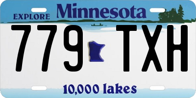 MN license plate 779TXH