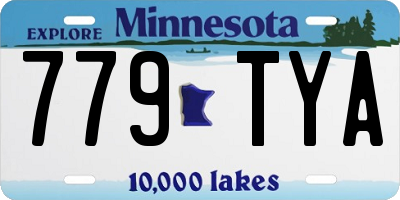 MN license plate 779TYA