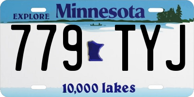 MN license plate 779TYJ