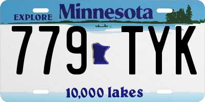 MN license plate 779TYK