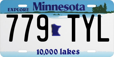 MN license plate 779TYL