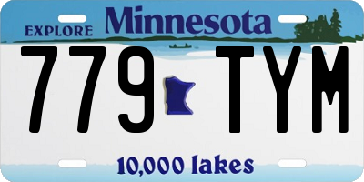 MN license plate 779TYM