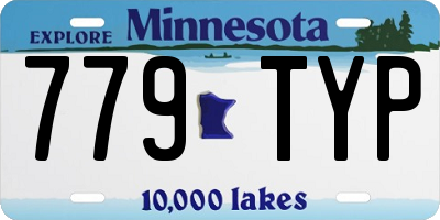 MN license plate 779TYP