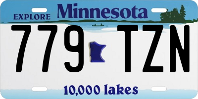 MN license plate 779TZN