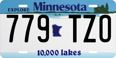 MN license plate 779TZO
