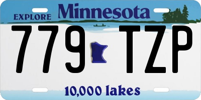 MN license plate 779TZP