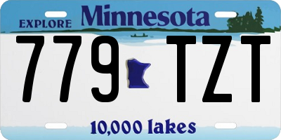 MN license plate 779TZT