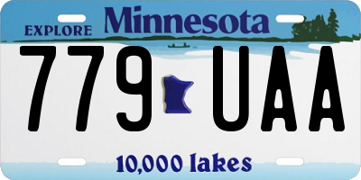 MN license plate 779UAA