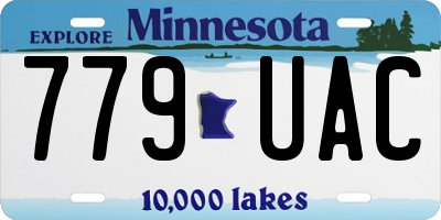 MN license plate 779UAC