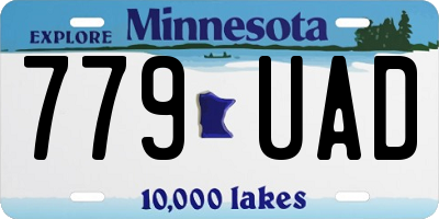 MN license plate 779UAD