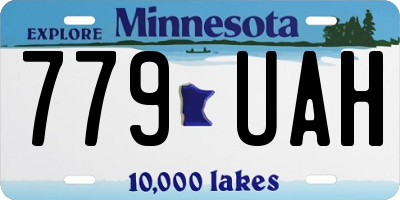 MN license plate 779UAH