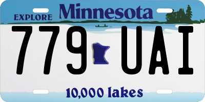 MN license plate 779UAI