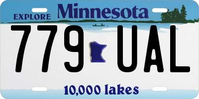 MN license plate 779UAL