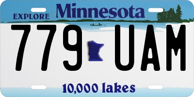 MN license plate 779UAM