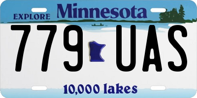MN license plate 779UAS