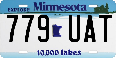MN license plate 779UAT