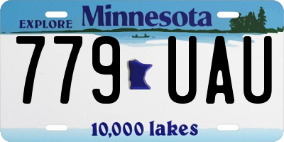 MN license plate 779UAU