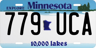 MN license plate 779UCA