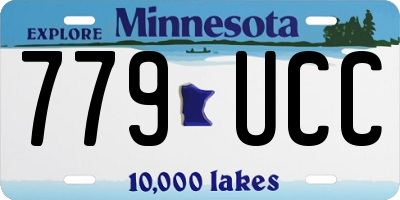 MN license plate 779UCC