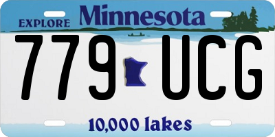 MN license plate 779UCG
