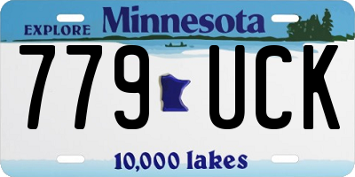 MN license plate 779UCK
