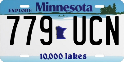 MN license plate 779UCN