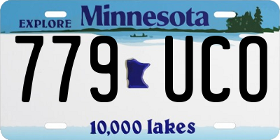 MN license plate 779UCO