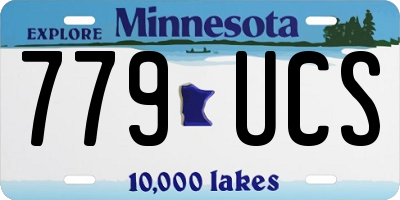 MN license plate 779UCS