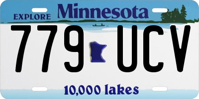 MN license plate 779UCV