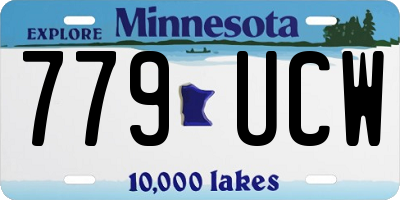 MN license plate 779UCW