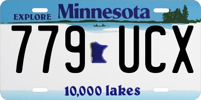 MN license plate 779UCX