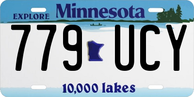MN license plate 779UCY