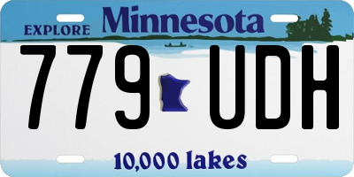 MN license plate 779UDH