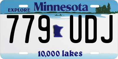 MN license plate 779UDJ