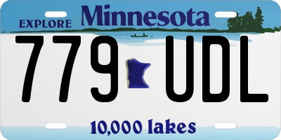 MN license plate 779UDL