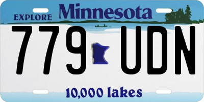 MN license plate 779UDN