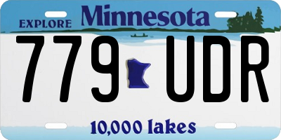 MN license plate 779UDR