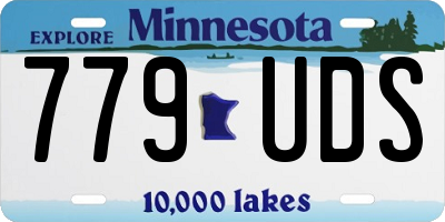 MN license plate 779UDS