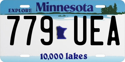 MN license plate 779UEA