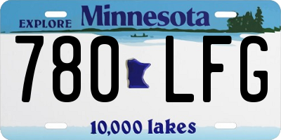 MN license plate 780LFG