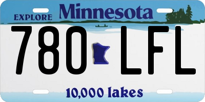 MN license plate 780LFL