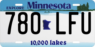 MN license plate 780LFU