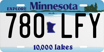MN license plate 780LFY