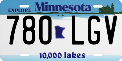 MN license plate 780LGV