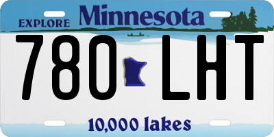 MN license plate 780LHT