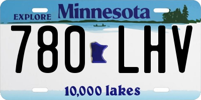 MN license plate 780LHV