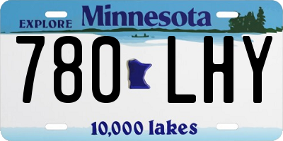 MN license plate 780LHY