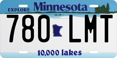 MN license plate 780LMT