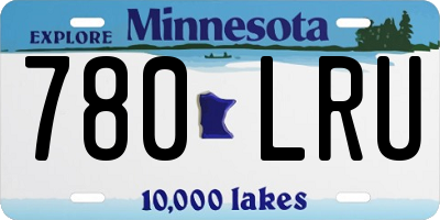 MN license plate 780LRU