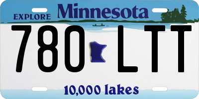 MN license plate 780LTT